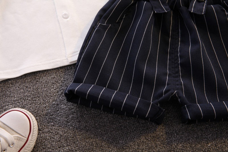 Party-ready baby boy outfit – Brian set with charming details from Ju Ju Jam.

