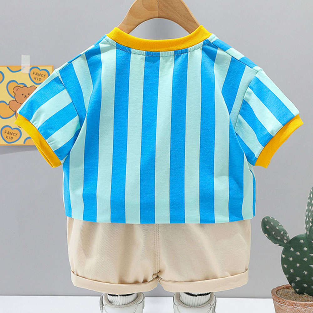 Stylish boys clothing set – Bright Sky coordinated outfit by Ju Ju Jam

