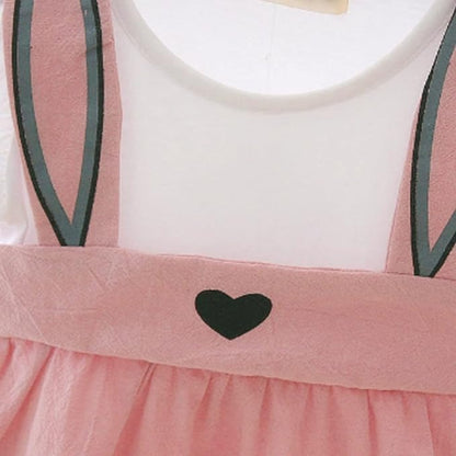 Ju Ju Jam baby girls set – Bunny Hop comfy wear with cute bunny print.

