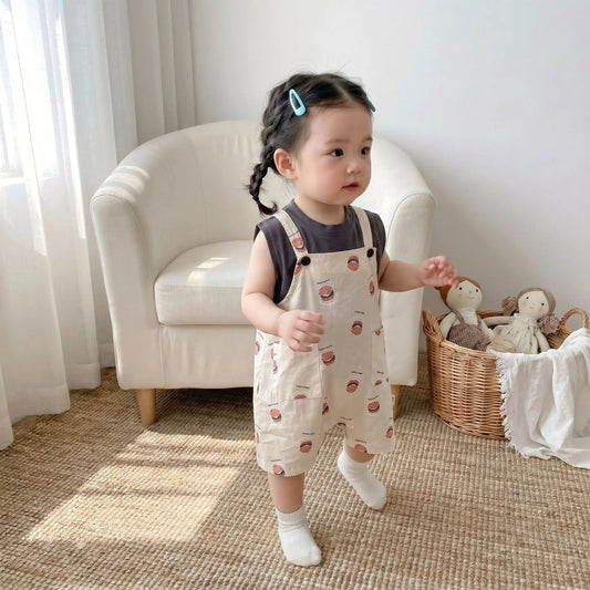 Nyla Tiny Treats Baby Girls Two Piece Jumpsuit Set