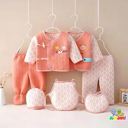 Welcome Baby Boys Girls Hamper Set (7 Pieces)