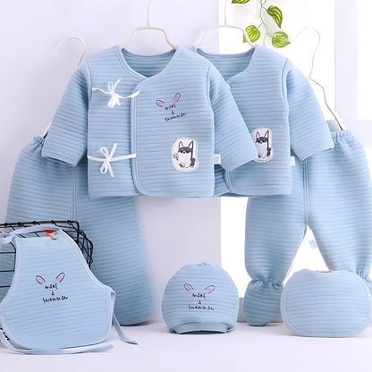 Snuggly Welcome Baby Boys Girls Hamper Kit (7 Pieces)