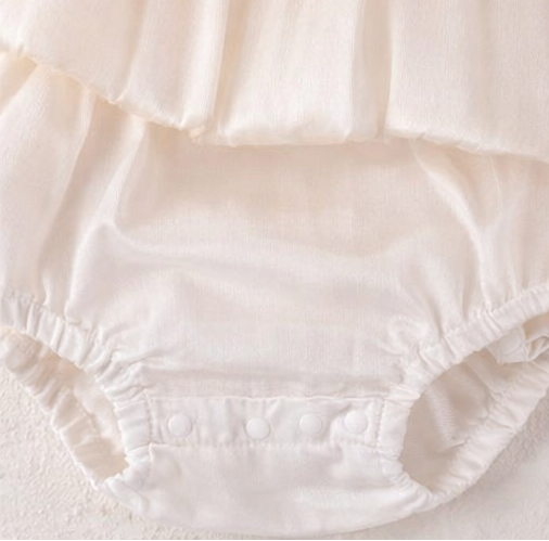 Dia Elegant Bow Baby Girls Romper Dress