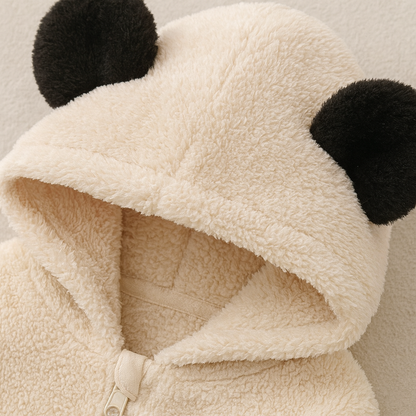 Panda Hooded Boys and Girls Fleece Jacket