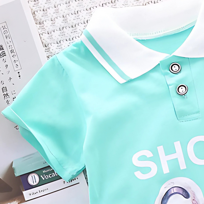 Stylish collared T-shirt and shorts set for boys – Ju Ju Jam

