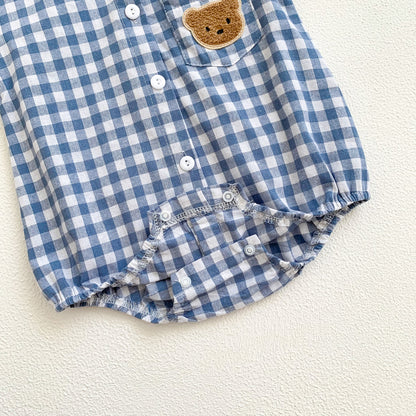 Eye-catching Checkered Romper for Babies – Ju Ju Jam