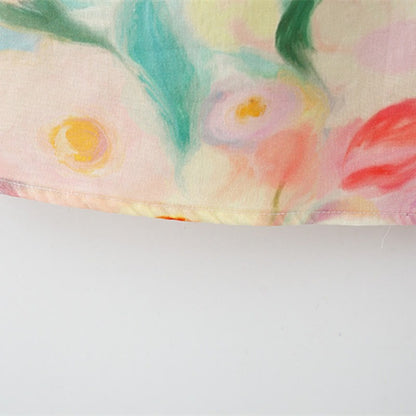 Ju Ju Jam floral toddler dress with multi-colored blooms and sling bag

