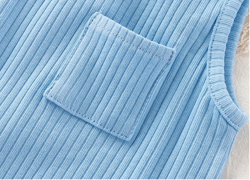 Blue Baby Romper for Boys and Girls - Ju Ju Jam