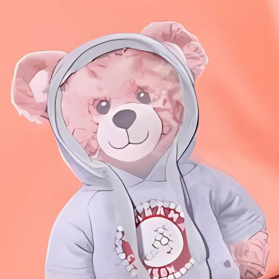 Ju Ju Jam baby boy outfit – Cool Teddy printed tee and matching pants set

