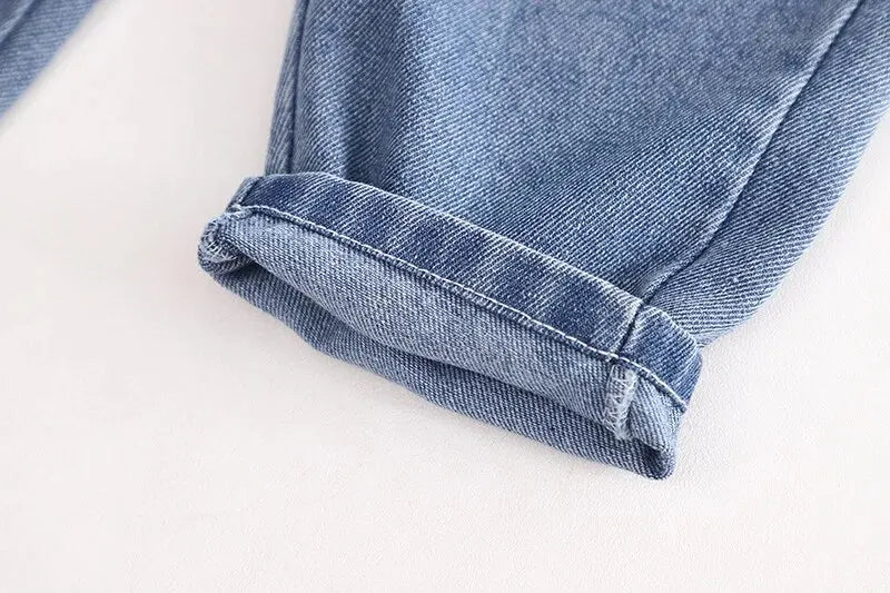 Ju Ju Jam stylish denim jumpsuit with hoodie, designed for boys and girls