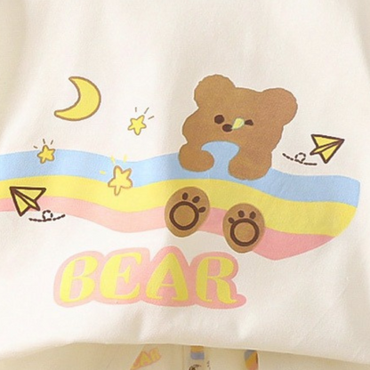 Cozy loungewear set for baby girls featuring sweet design – Ju Ju Jam


