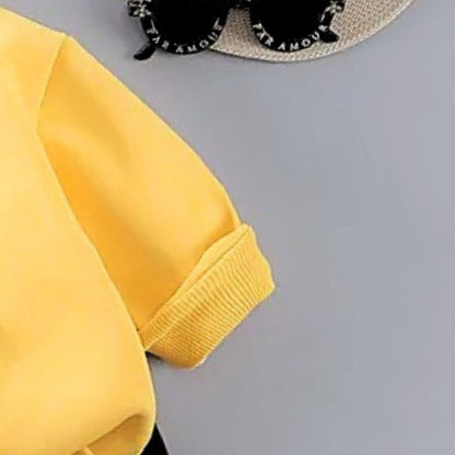 Ju Ju Jam toddler boys casual wear – 3D emoji sweatshirt and pants set

