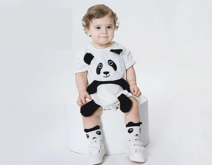 Explore Ju Ju Jam's Cute Panda Romper for babies and kids