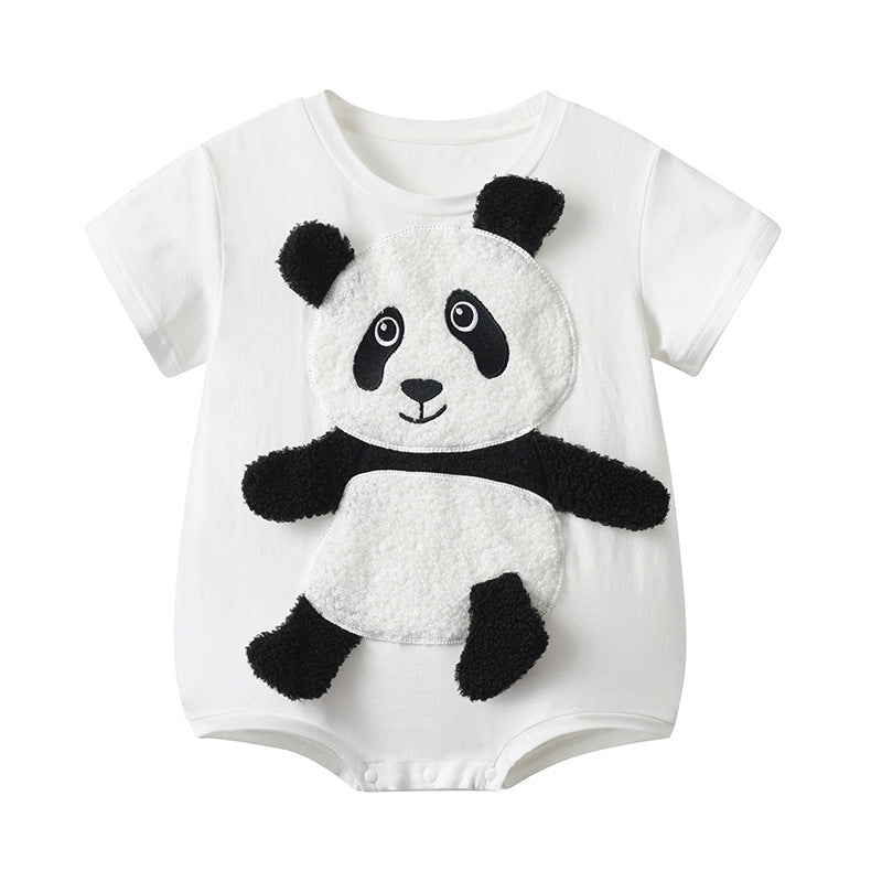 Sweet and comfy: Ju Ju Jam's Cute Panda Romper for babies