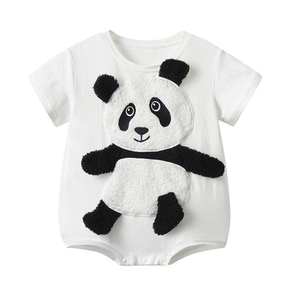 Sweet and comfy: Ju Ju Jam's Cute Panda Romper for babies