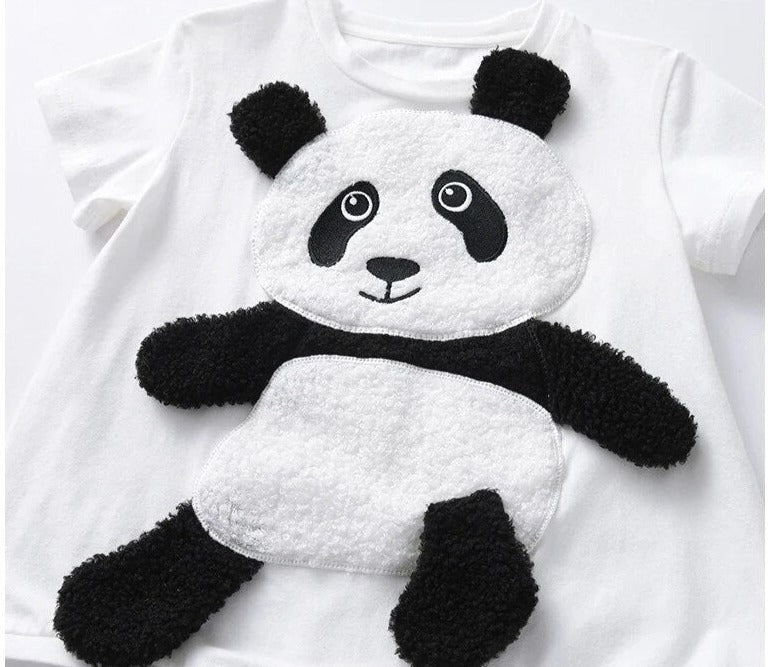 Ju Ju Jam's Kids Fashion: Cute Panda Romper for little adventurers