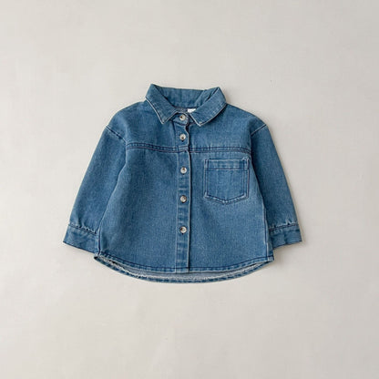 Full denim toddler outfit – Ju Ju Jam co-ords for trendy baby boys and girls.