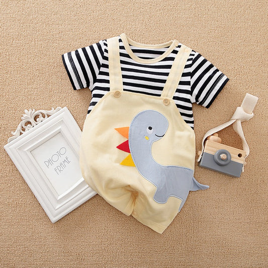 Dino Days Romper for babies by Ju Ju Jam

