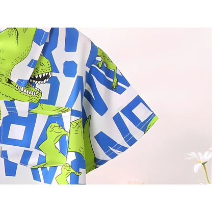 Dinosaur alphabet printed shirt for boys – Ju Ju Jam baby and toddler wear