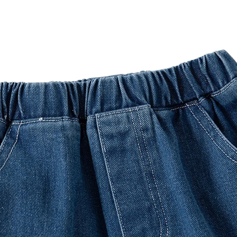 Ju Ju Jam baby boys denim shorts with fun dinosaur detail

