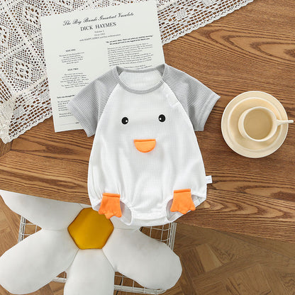 Ju Ju Jam Baby Jumpsuit: Duck Design for Comfort and Style