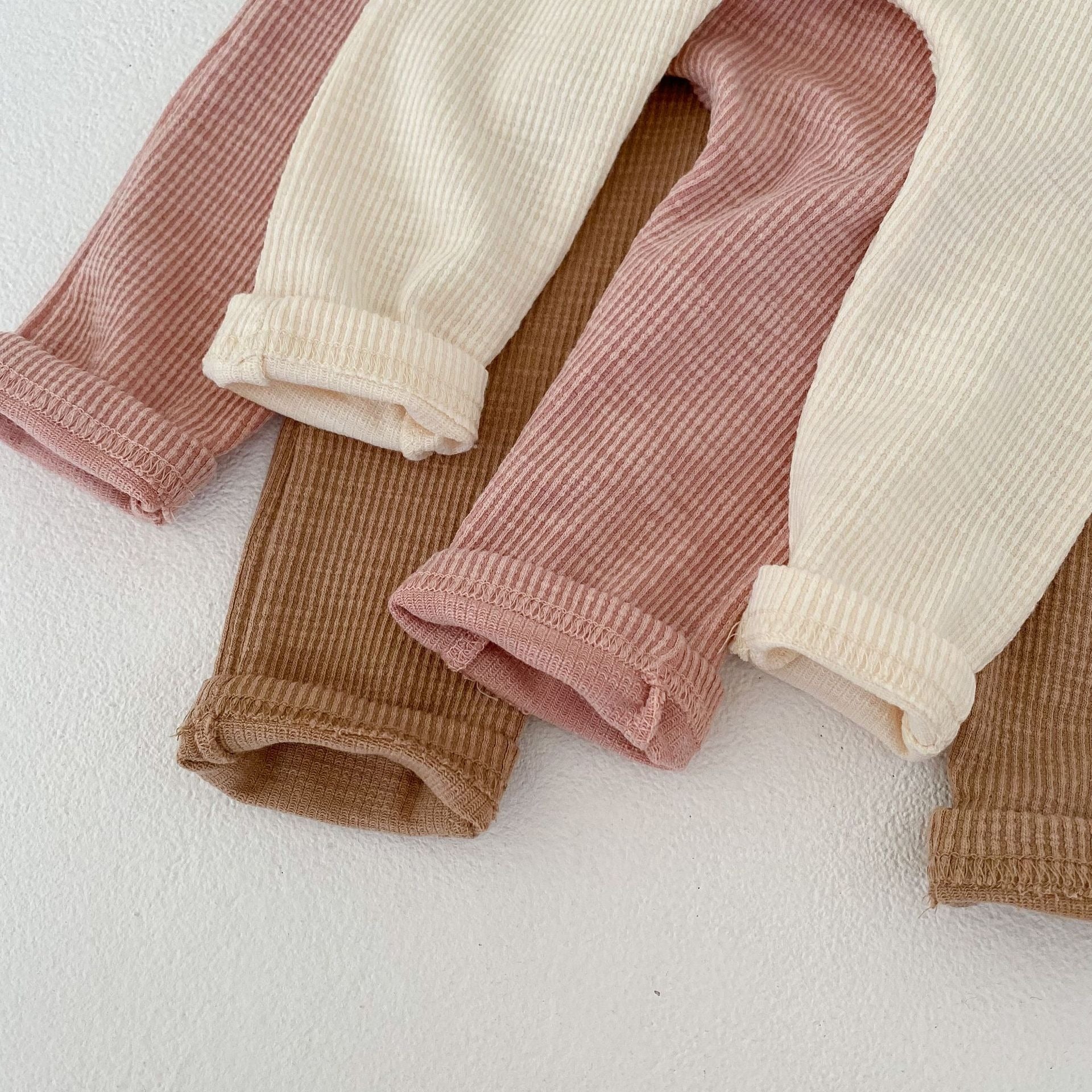 Soft cotton pants for baby girls – Eva comfy design by Ju Ju Jam for playtime and naps