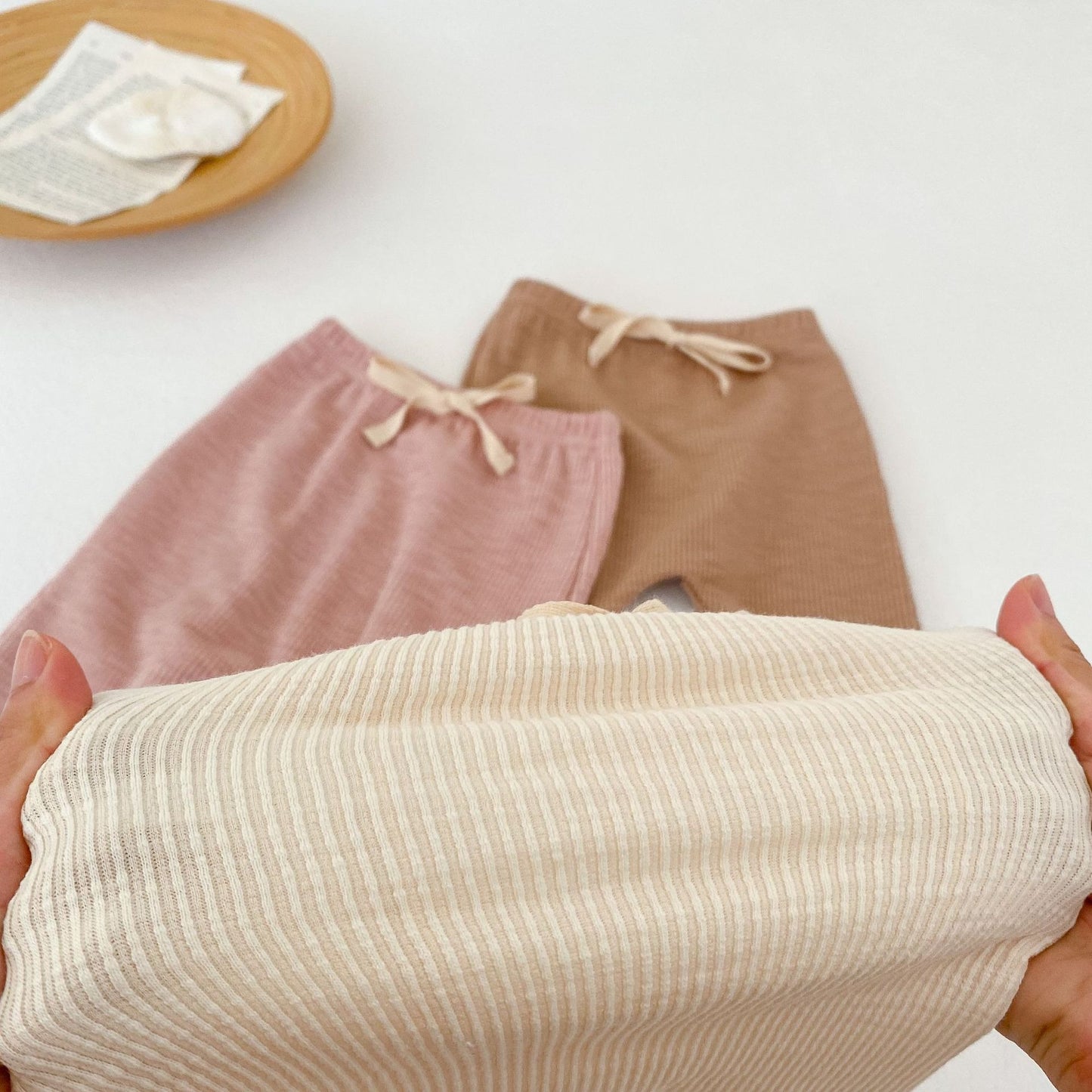 Lightweight baby girl pants – Eva comfy edition from Ju Ju Jam’s casual wear collection
