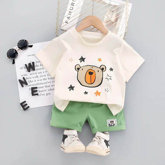 Everyday Fun boys set by Ju Ju Jam β comfy and playful outfit for toddlers