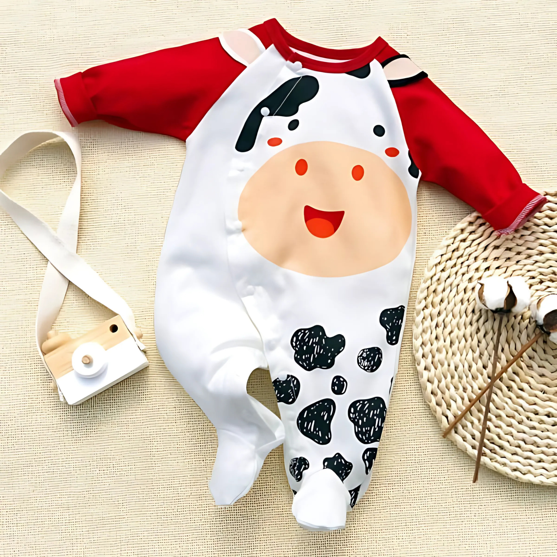 Farm Fun baby romper for boys and girls with cute animal prints – Ju Ju Jam

