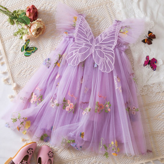 Flutter Wings elegant dress for baby and toddler girls – Ju Ju Jam

