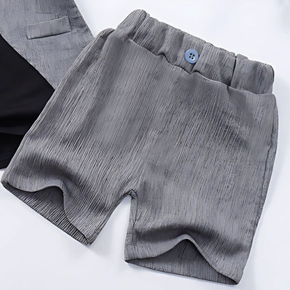 Elegant short sleeve gentleman boys set – Ju Ju Jam

