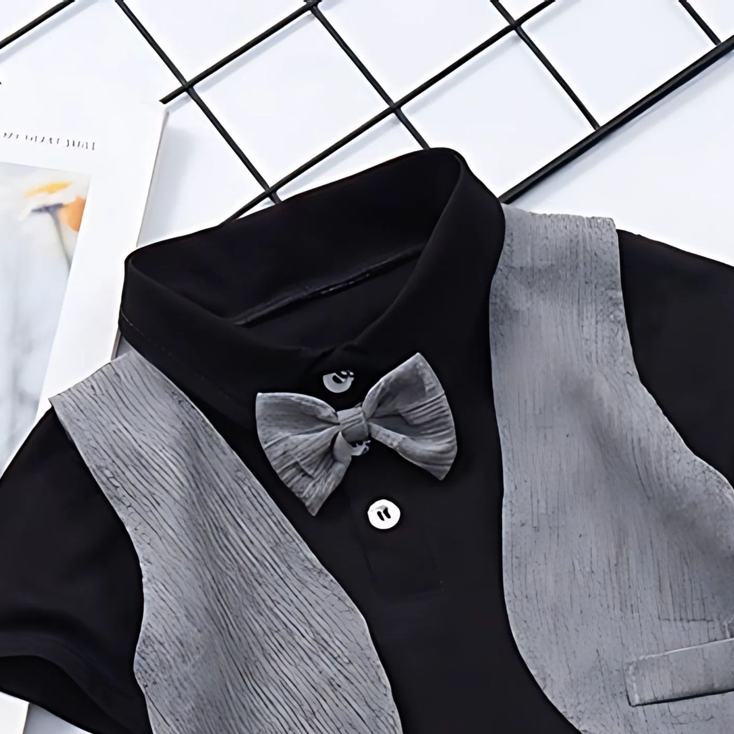Toddler boys gentleman-style outfit for summer – Ju Ju Jam

