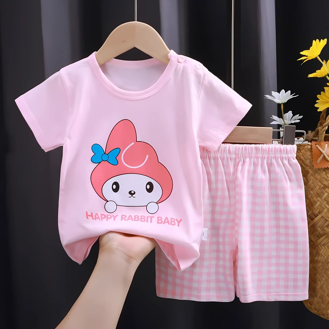 Ju Ju Jam Girls Comfy Lounge T-Shirt and Shorts Set – soft and breathable outfit


