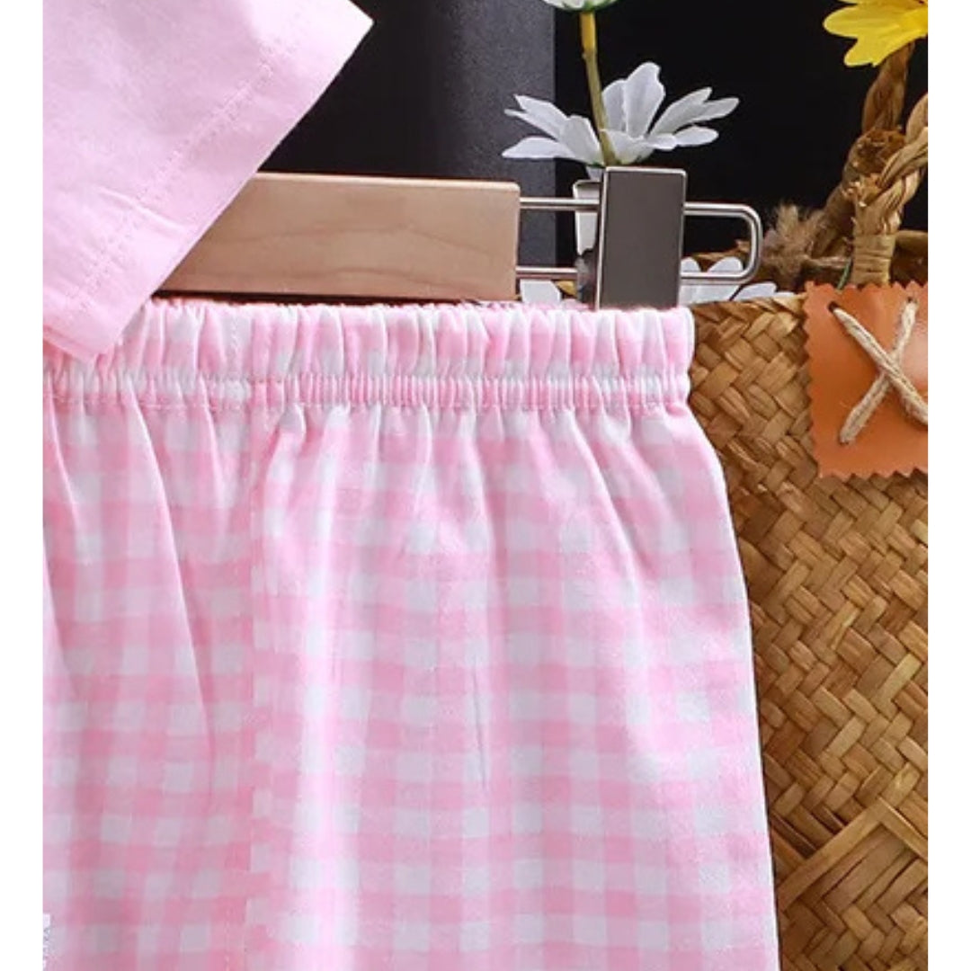 Comfortable and stylish girls t-shirt and short set – perfect for home wear by Ju Ju Jam

