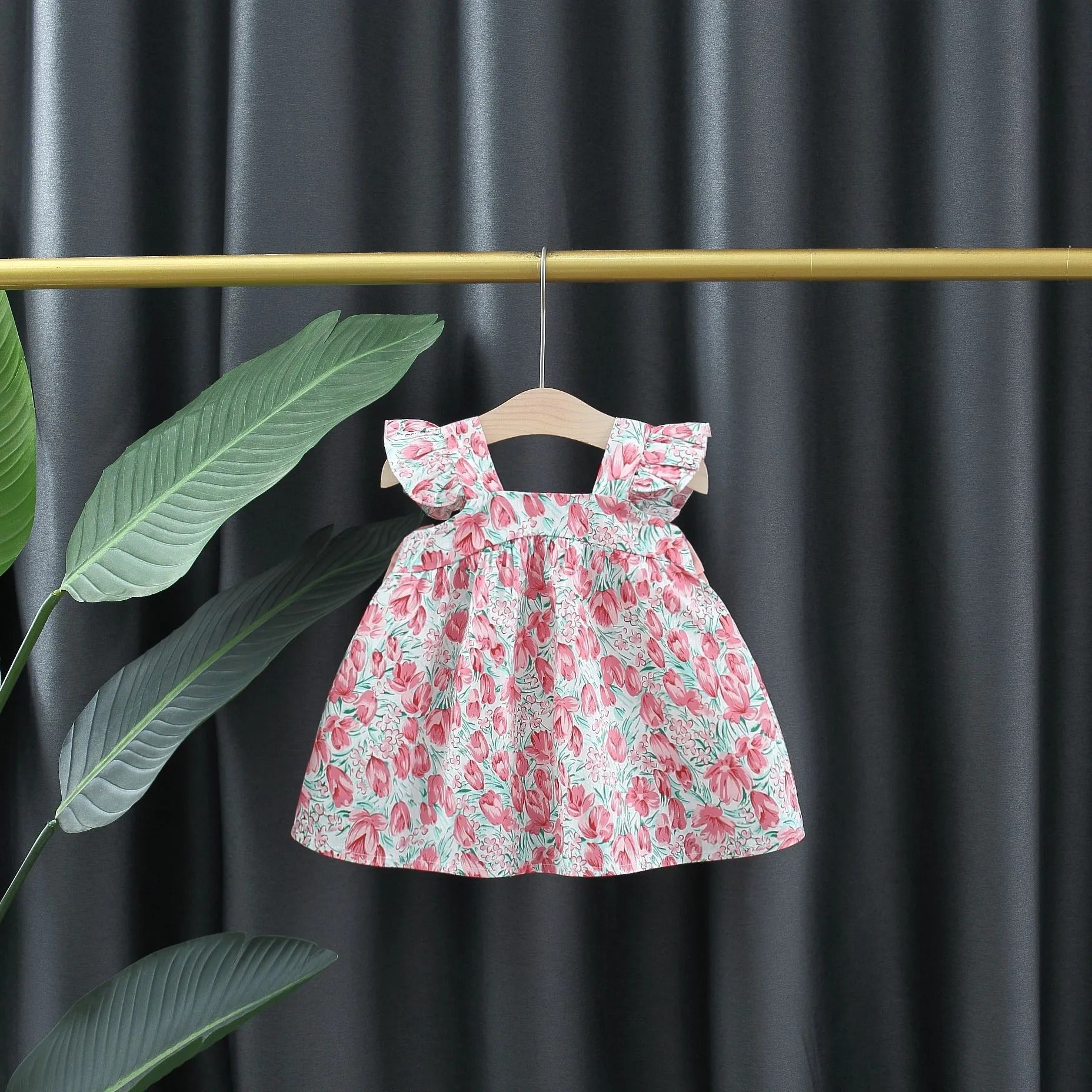 Ju Ju Jam girls' dress featuring an elegant infinity bow design