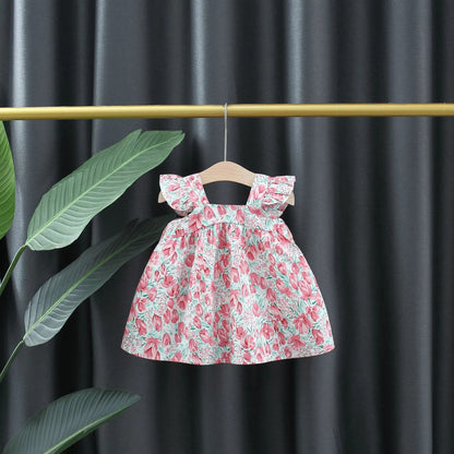 Ju Ju Jam girls' dress featuring an elegant infinity bow design