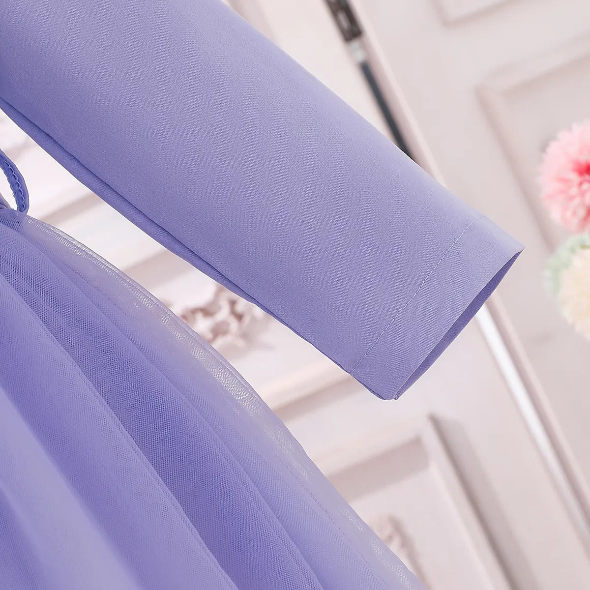 Ju Ju Jam dress for baby girls – sophisticated lavender color and graceful design

