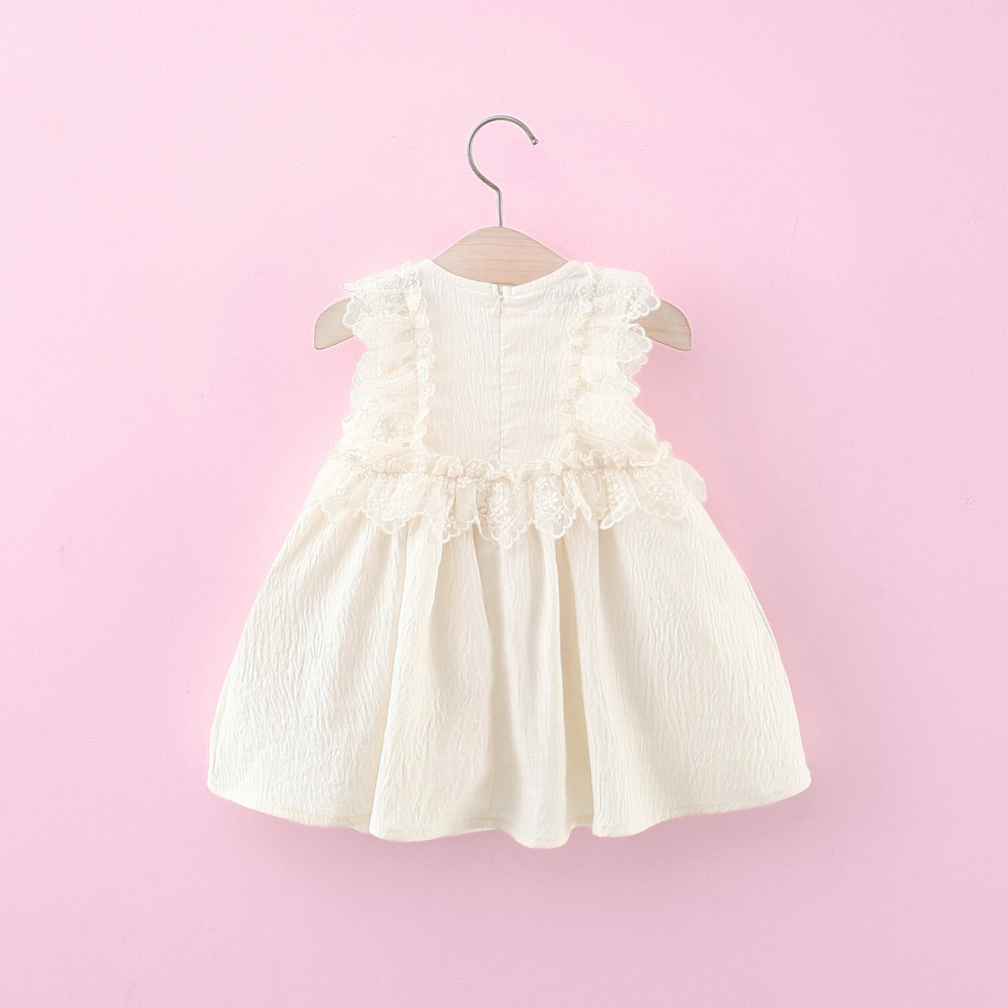 Elegant baby girl lace dress with sling bag – calm and classy style by Ju Ju Jam

