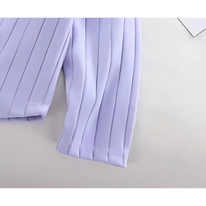 Girls lavender cotton top by Ju Ju Jam – minimal design, perfect for everyday wear