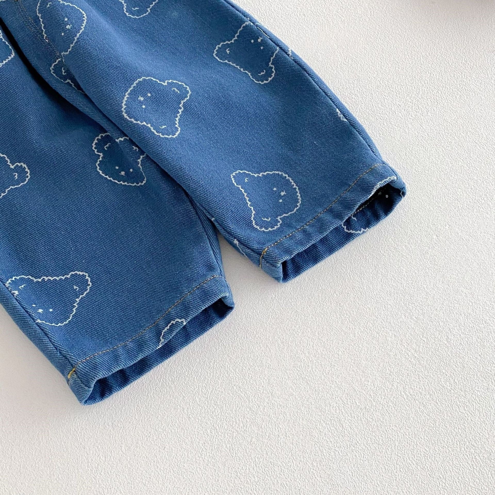 Front view of Little Boys Denim Party Set – Ju Ju Jam stylish boyswear

