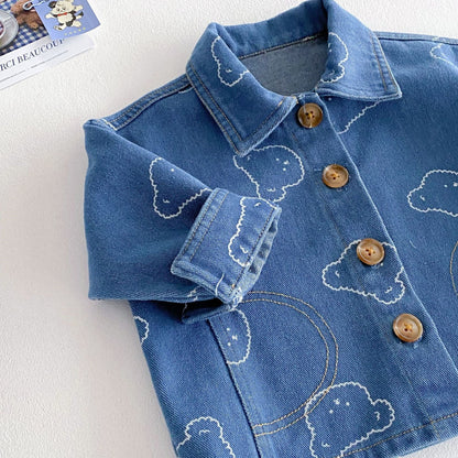Classic denim set for baby boys – Ju Ju Jam party-ready style

