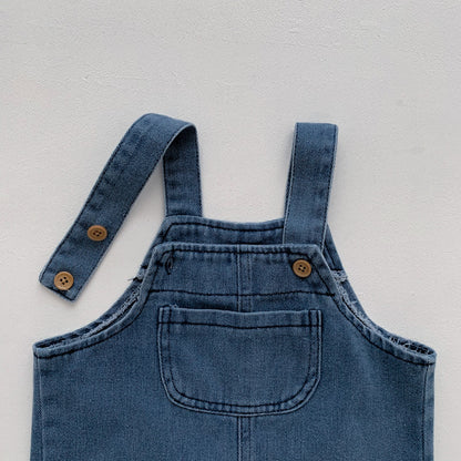 Cute and comfy baby jumpsuit – Little Denim design by Ju Ju Jam for boys and girls.