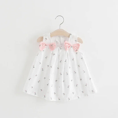 Little Nature Girls Bow Dress by Ju Ju Jam