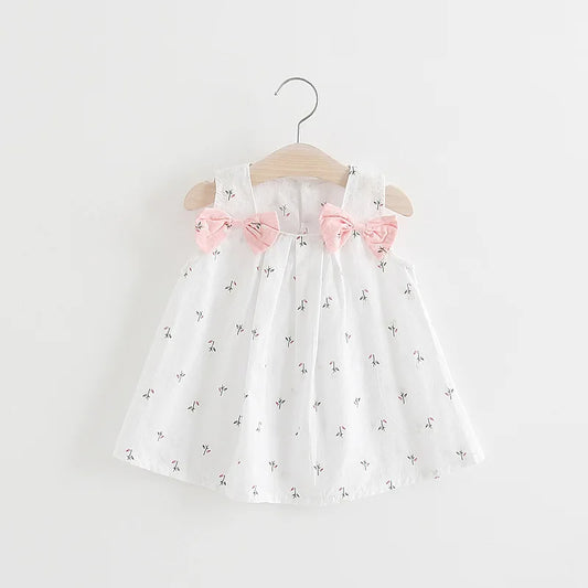 Little Nature Girls Bow Dress by Ju Ju Jam