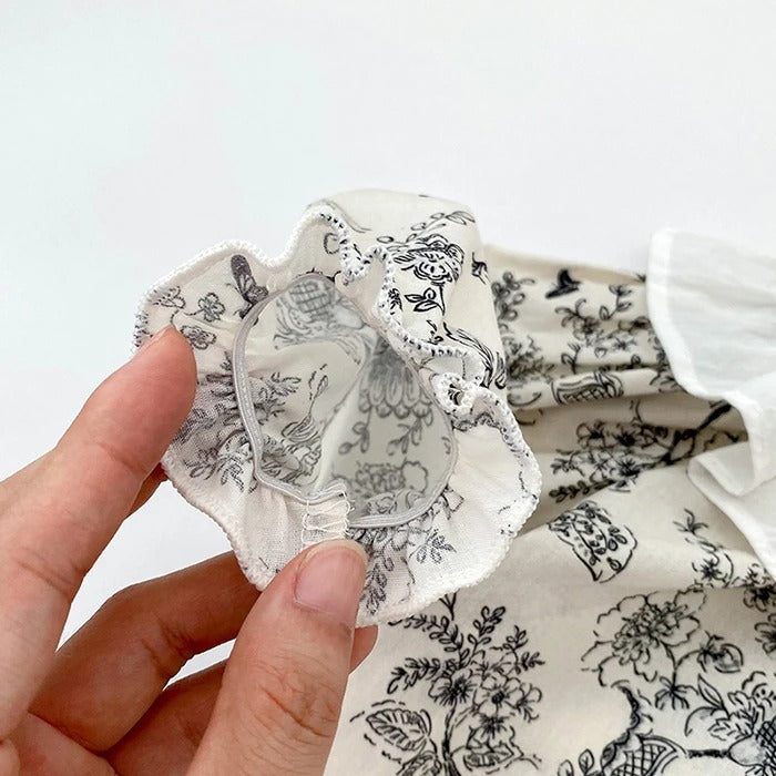 Comfortable and cute Mia Two Piece Set for baby girls – designed by Ju Ju Jam with love and style.