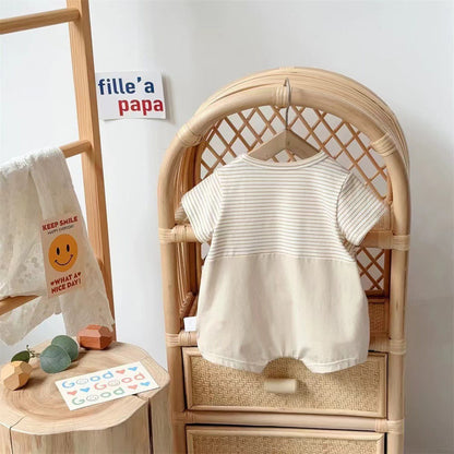 Sunshine-themed baby boys romper – soft and vibrant one-piece outfit from Ju Ju Jam.

