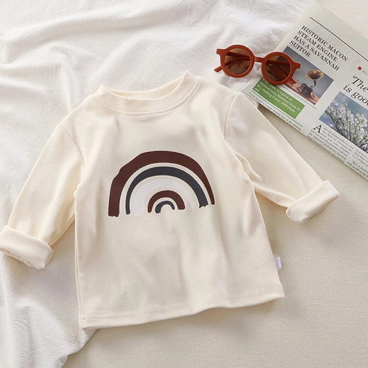 Nordic Rainbow girls top β cozy and colorful style by Ju Ju Jam