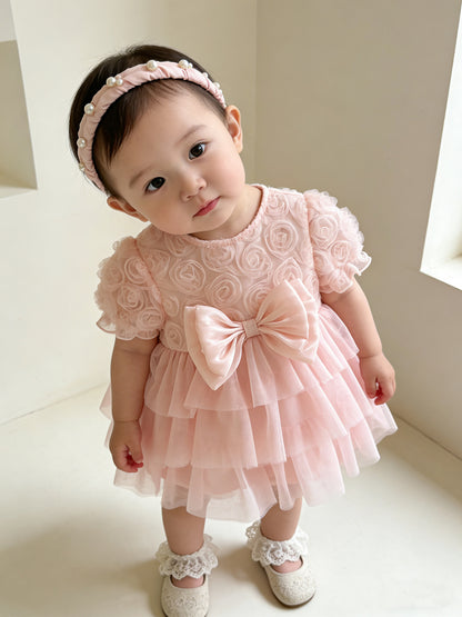 Ella Bow Delight Baby Girls Party Dress
