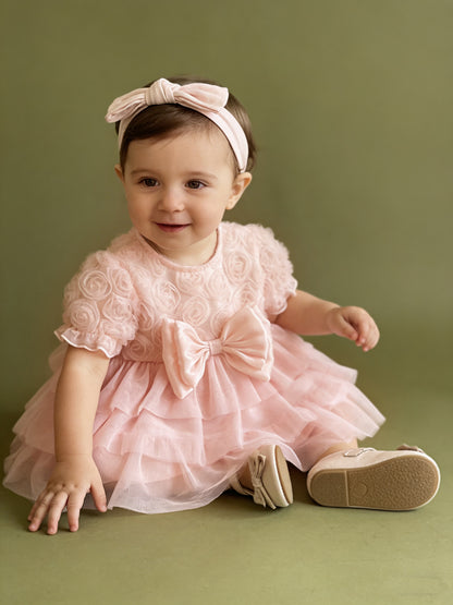 Ella Bow Delight Baby Girls Party Dress