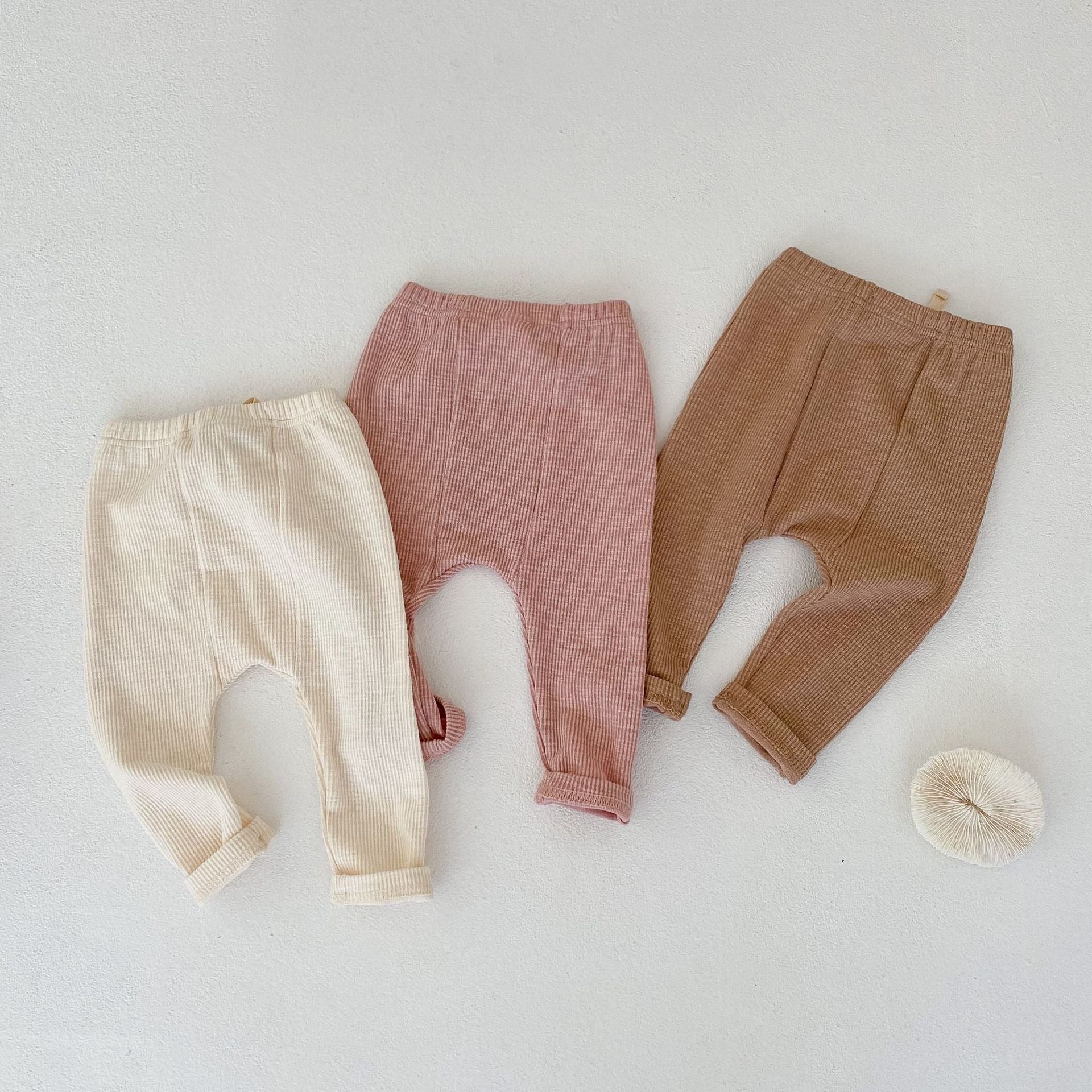 Ju Ju Jam Eva baby pants – lightweight and stretchy pants for toddler girls.
